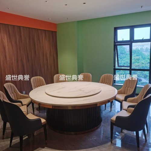 Wenzhou Seafood Hotel Electric Dining Table and Chair Restaurant Box Metal Dining Chair Open-End Restaurant Light Luxury Pineapple chair Direct Sales 