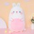 Cute Cylindrical Rabbit Plush Toy Bed Doll Long Sleep Hug Doll Pillow for Girl Leg-Supporting Ragdoll