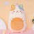 Cartoon Fruit Two-in-One Method Baby Fleece Pillow Quilt Car Air Conditioning Cushion Doll Decorative Fruit Pillow