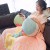 Multifunctional Pillow Quilt Rug Cushion Three-in-One Cartoon Airable Cover Pocket Hand Muffle with Hands Car Universal
