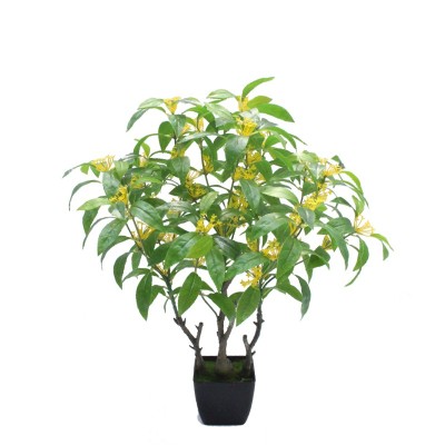 Xiang Rui Artificial Plant Potted Plant Osmanthus Tree Green Plant Home Living Room Ornament Garden Engineering Landscaping Decoration Factory Direct Sale