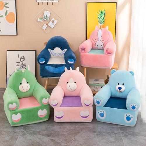 Fashion Rabbit Fur Children‘s Sofa 2023 Plush Cartoon Lazy Sofa Playground Children‘s Seat