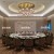 Hotel Solid Wood Electric Dining Table and Chair Marble Electric Round Table Restaurant Automatic Turntable Dining Table