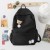 Student Schoolbag Backpack Korean Style Simple and Casual Backpack Simple Large Capacity One Piece Dropshipping 0238