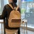New Backpack Korean Style Simple Student Schoolbag Versatile Large Capacity Solid Color Backpack Wholesale 720