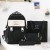 Student Schoolbag Backpack Korean Style Cute Backpack Large Capacity Sweet Four-Piece Schoolbag Wholesale 6612