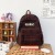 Schoolbag Student Ins College Backpack Autumn and Winter New Solid Color Large Capacity Simple Backpack Wholesale 914
