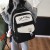 Backpack Trendy Backpack Simple Casual Student Schoolbag Large-Capacity Backpack One Piece Dropshipping 736