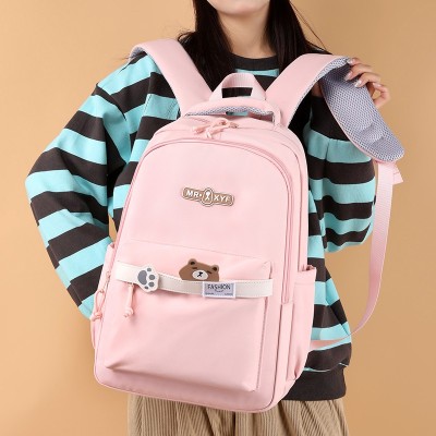 Backpack Fashion Student Schoolbag Ins Simple Korean Style Cute Large-Capacity Backpack Wholesale 3314