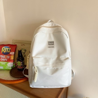 New Korean Style Simple Student Schoolbag Casual Backpack All-Match Computer Backpack Wholesale 3148