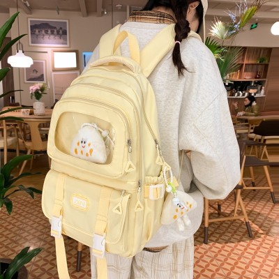 All-Match Student Bag Large Capacity Backpack New Cute Trendy Backpack Wholesale 7189