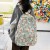 Student Fashion Backpack Korean Style Small Floral Schoolbag Trend Large-Capacity Backpack Wholesale T974