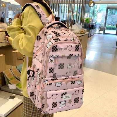 Schoolbag Student Minimalist Versatile Backpack Large Capacity Cute Fashion Backpack Wholesale 672