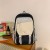 Contrast Color Schoolbag Student Trendy Travel Backpack Large Capacity Versatile Backpack Wholesale 015