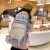 Contrast Color Schoolbag Student Trendy Travel Backpack Large Capacity Versatile Backpack Wholesale 015