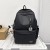 Schoolbag New Solid Color Large Capacity Backpack Trendy Wild Student Backpack Wholesale 3514