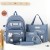 Simple Schoolbag Student Large Capacity Casual Versatile Durable Backpack Five-Piece Set Wholesale 9228