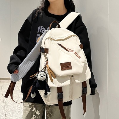 Backpack High-Grade Student Schoolbag Good-looking Large Capacity Simple Backpack Wholesale 968