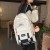 New Solid Color Simple Multifunctional Large Capacity Backpack Good-looking All-Match Student Bag Wholesale 012