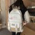 New Solid Color Simple Multifunctional Large Capacity Backpack Good-looking All-Match Student Bag Wholesale 012