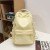 Simple Student Schoolbag Ins Style Large Capacity Backpack Campus Leisure Backpack Wholesale 762