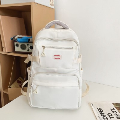 New Backpack Simple Large Capacity Casual Backpack All-Match Student Bag Wholesale 9910