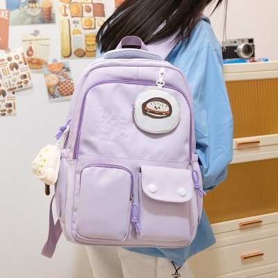 Student Schoolbag Cute Campus Large Capacity Travel Bag Casual All-Match Backpack Wholesale T982