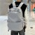 New Solid Color Simple Large Capacity Backpack Good-looking Travel All-Match Student Bag Wholesale 147