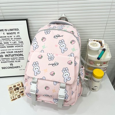 Backpack Trendy Backpack Simple Cute Student Schoolbag Fashion Large-Capacity Backpack Wholesale 7434