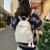 Retro College Style Backpack Bags New Solid Color Backpack All-Match Student Bag Wholesale 6142