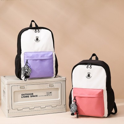 New Student Schoolbag Korean Style Large Capacity Leisure Couple Backpack Outdoor Computer Backpack Wholesale J015