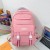 Schoolbag Korean Style Simple Student Backpack Casual Student All-Match Backpack Wholesale 079