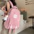 New Schoolbag Student Korean Style Backpack Cute Large Capacity Ins Simple Backpack Wholesale 7761