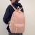 Korean Style Fashion Special-Interest Simple Student Schoolbag Large Capacity Durable Backpack Wholesale 7966