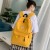 New Korean Style Schoolbag Simple Style Solid Color Computer Backpack Student Backpack Wholesale 0421