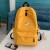 New Korean Style Schoolbag Simple Style Solid Color Computer Backpack Student Backpack Wholesale 0421