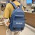 Good-looking Solid Color Backpack Lightweight and Large Capacity Student Schoolbag Casual Backpack Wholesale 3310