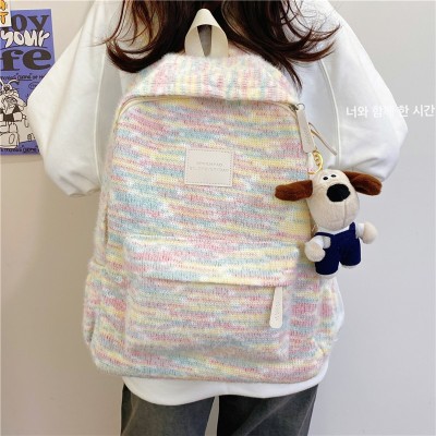 Good-looking Ins Niche Student Schoolbag Large Capacity Versatile Partysu Backpack Wholesale 723