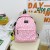 Schoolbag Simple Large Capacity Student Backpack Campus Casual All-Matching Backpack Wholesale 643