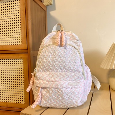 Backpack Simple Versatile Large Capacity Leisure Travel Backpack Student Schoolbag Wholesale 0439