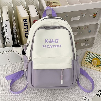 Good-looking Partysu Backpack Lightweight Student Schoolbag Korean Style Trendy Cool Casual Backpack Wholesale 9872