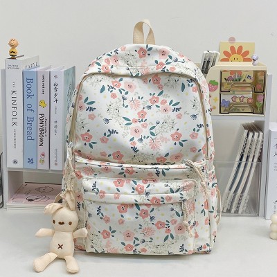 Schoolbag Student Ins Partysu Schoolbag Female New Small Floral Large Capacity Backpack Wholesale 2112
