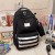Backpack Fashion Simple Student Schoolbag Korean Style Color Matching Fashion Casual Backpack Wholesale 2926
