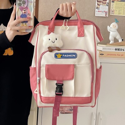 Schoolbag Student Daily Travel Backpack Backpack Korean Simple Versatile Travel Computer Bag Wholesale 960