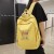 Schoolbag Student Pure Color Japanese Simple Backpack Personality Large Capacity Backpack Wholesale 9119