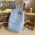 Schoolbag Student Fashion Simple Solid Color Backpack Versatile Lightweight Large Capacity Backpack Wholesale 793