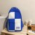 New Backpack Good-looking Student Schoolbag Color Matching Large Capacity Simple Casual Backpack Wholesale 3427