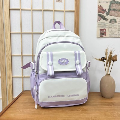 Backpack Simple Large Capacity Travel Backpack Casual All-Match Student Bag Wholesale 712