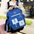 Korean Style Ins Large Capacity Backpack Student Schoolbag Personalized All-Match Trendy Backpack Wholesale 0765