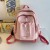 Schoolbag Large Capacity Student Backpack Simple All-Match Solid Color Trendy Backpack Wholesale 9893